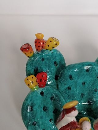 Presepe in porcellana fredda fatto a mano