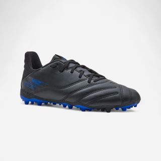 Botas de fútbol VIRALTO II piel MG/AG niño negro