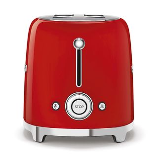 Tostadora Smeg 2x4 Roja TSF02RDEU