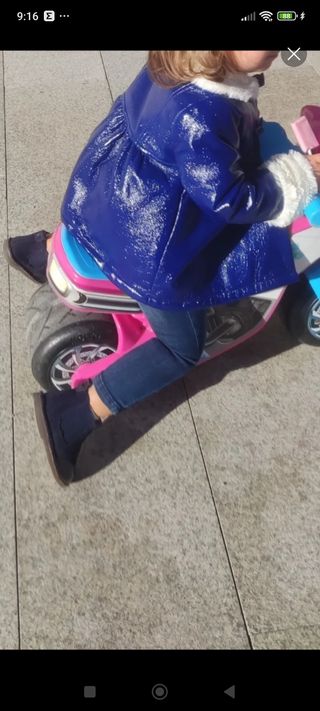 Moto correpasillos infantil