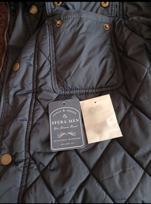 Cazadora acolchada azul Talla L