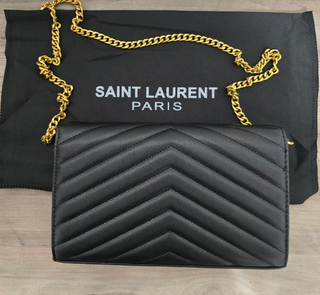 Bolso YSL Envelope Negro Piel