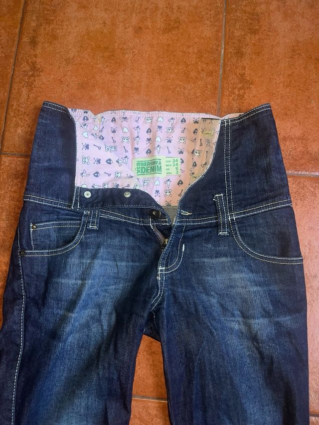 Pantalón vaquero corto azul