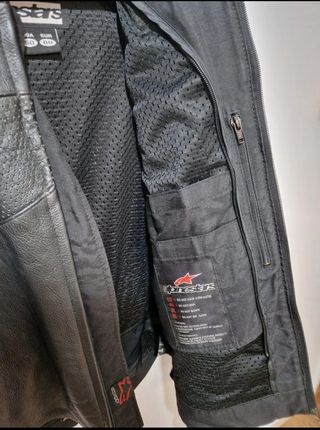 Chaqueta moto de piel Alpinestars Talla XL