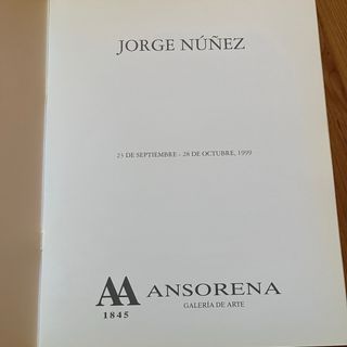 Catálogo Jorge Muñez