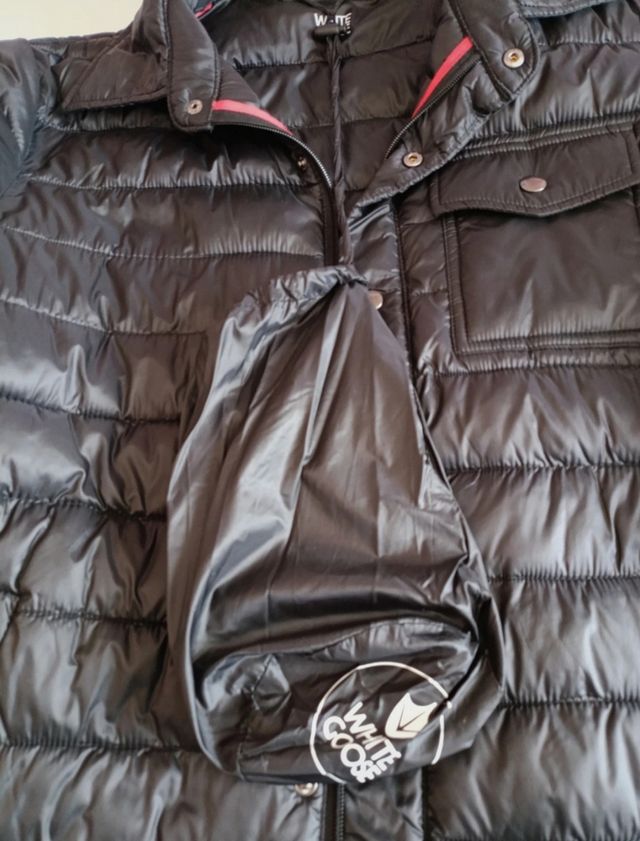 Cazadora White Goose Negra Hombre