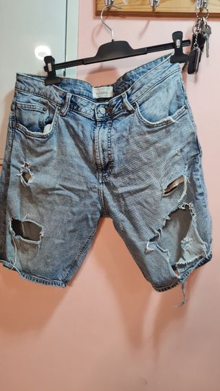 Pantalones cortos vaqueros hombre Talla L