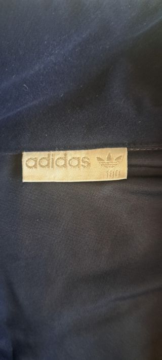 Chandal azul marino Adidas One World años 90