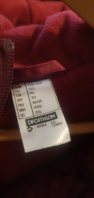 Chaqueta nieve Decathlon 