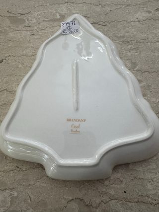 Pirofila ceramica albero Natale decorato