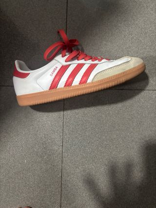 Adidas Samba Blancas y Rojas