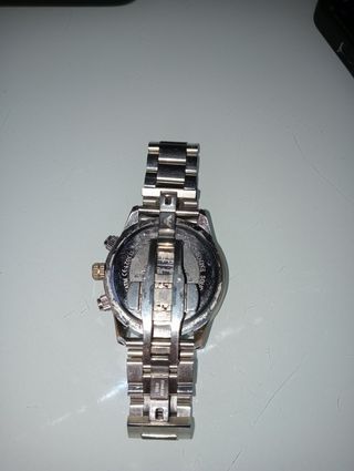 Reloj Emporio Armani Elegante Caballero Negro/Plat