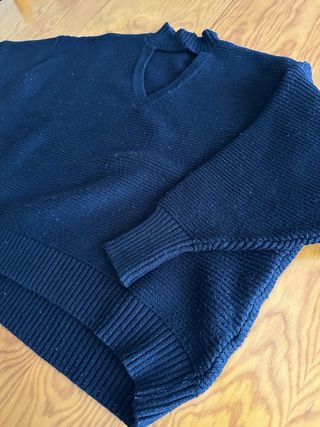 Jersey de punto negro de Zara 