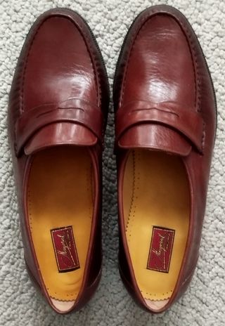 Mocasines Hombre piel marrón N° 45