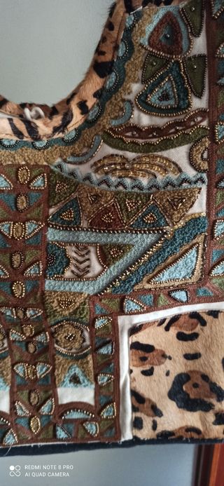 Bolso bandolera estampado animal print