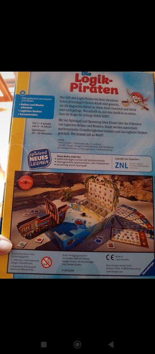 Juego de mesa Ravensburger Lógica Piratas