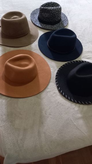 Lote 5 Sombreros Fieltro
