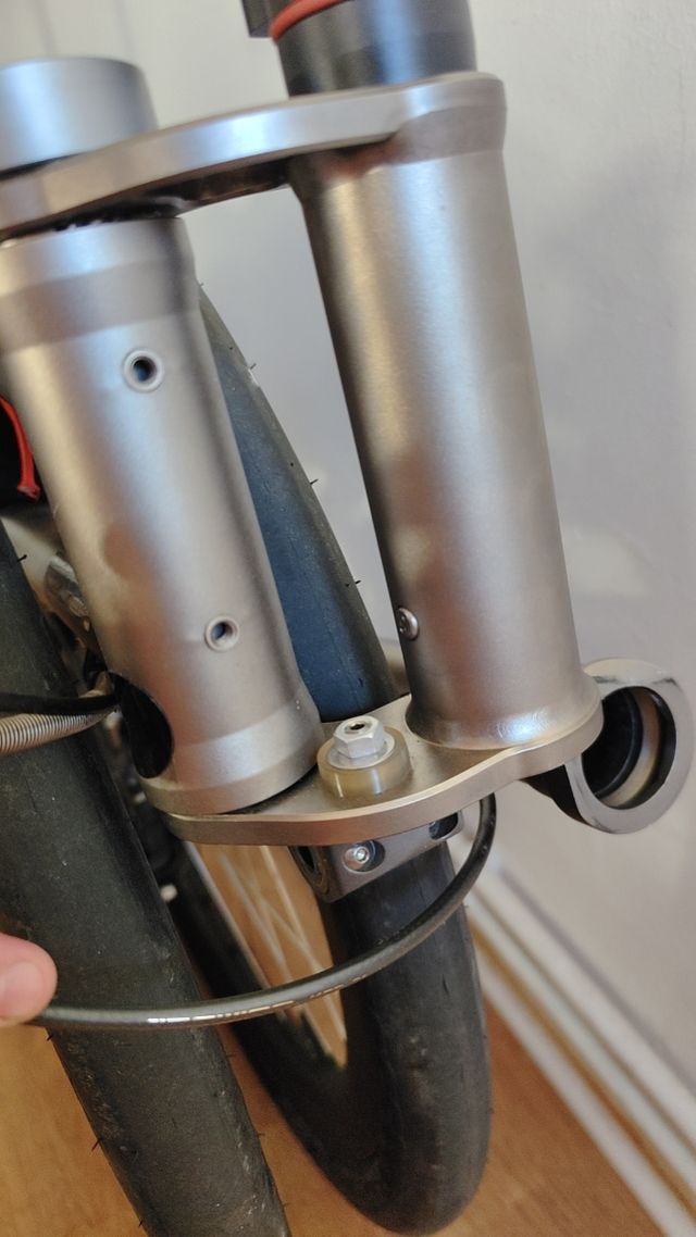 Bicicleta plegable Helix titanio Ultralight