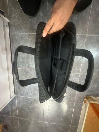 Maletín para portátil negro