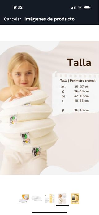 Cojín Mimos Talla S + Funda Blanca