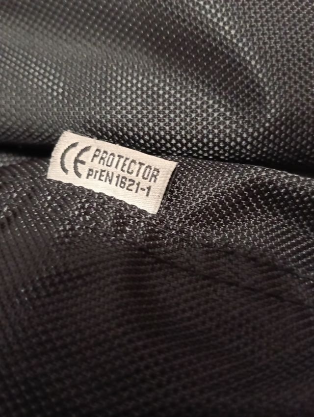 Chaqueta de moto negra talla, 44/46