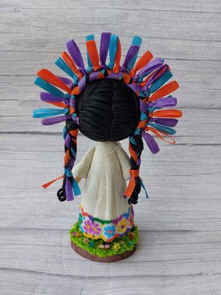 Muñeca artesanal mexicana Lele