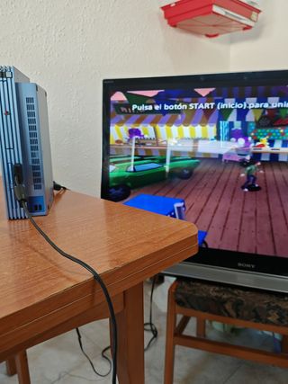 PlayStation 2 PS2 Aqua Azul