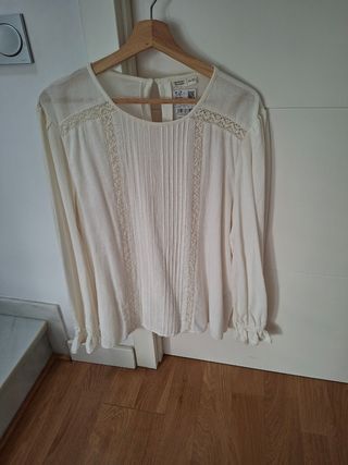 Camisa blanca mujer talla 44