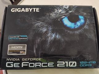 Tarjeta Gráfica Gigabyte GeForce 210 1024MB DDR3