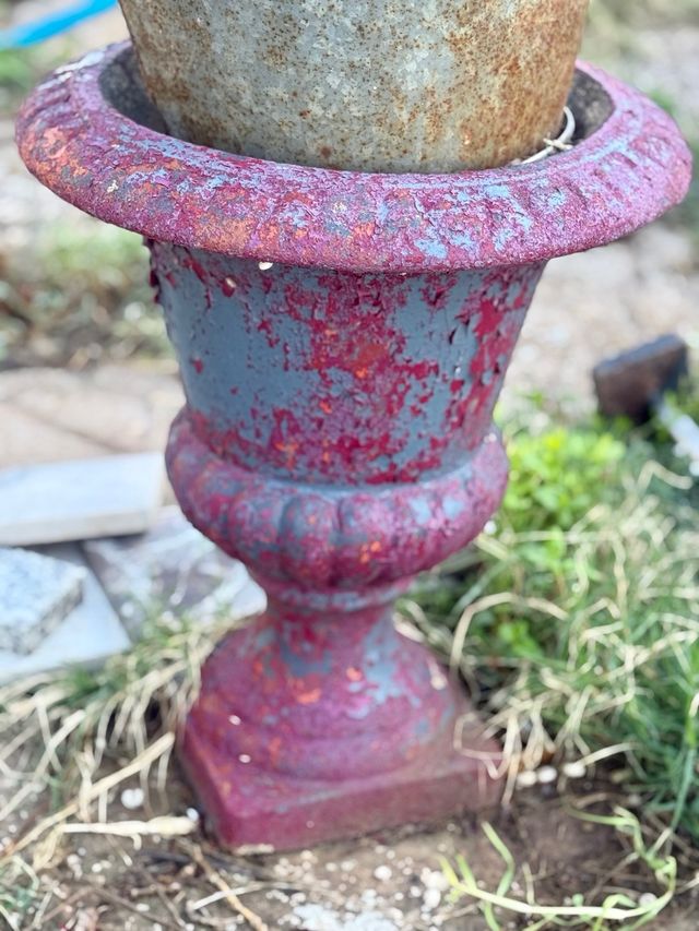 2 Copas Piedra 55cm Alto