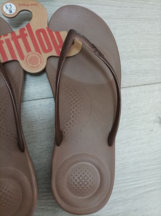 Chanclas FitFlop Iqushion Marrón Mujer