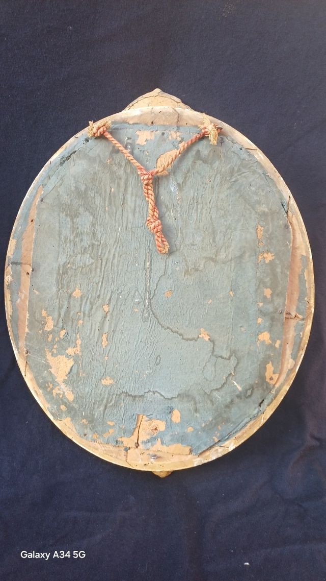 Specchio dorato elisabettiano