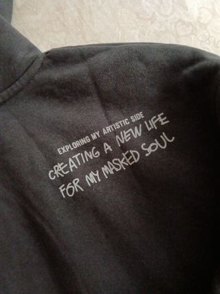 Sudadera capucha ZARA talla M