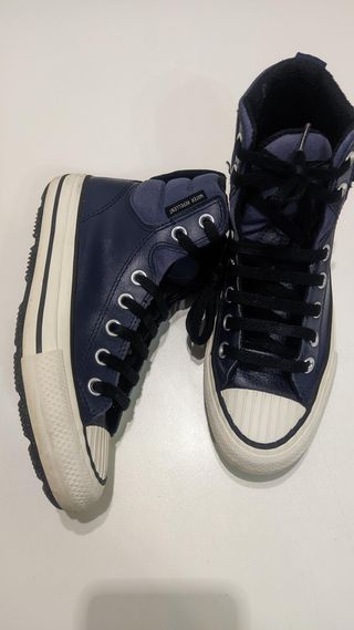 CONVERSE Piel Azul Marino Repelente Agua n36(22cm)