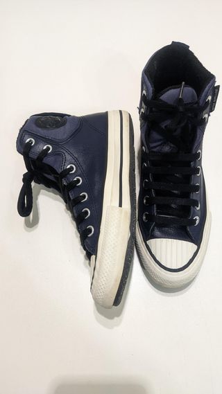 CONVERSE Piel Azul Marino Repelente Agua n36(22cm)