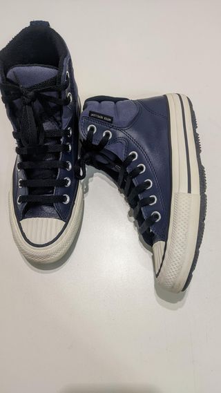 CONVERSE Piel Azul Marino Repelente Agua n36(22cm)