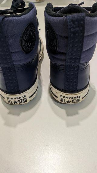 CONVERSE Piel Azul Marino Repelente Agua n36(22cm)