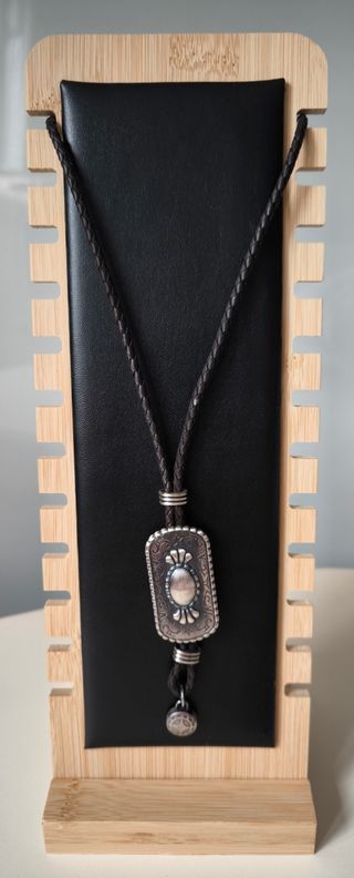 Colgante y pendientes Viceroy Cuero y Plata
