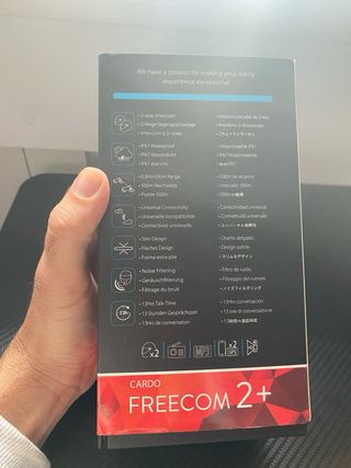 Cardo FreeCom 2+ DUO Intercomunicador Moto