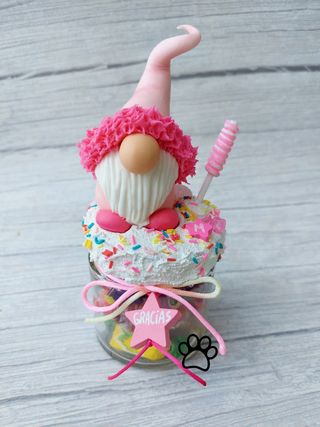 Tarros decorados gnomos