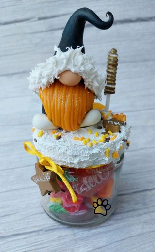 Tarros decorados gnomos