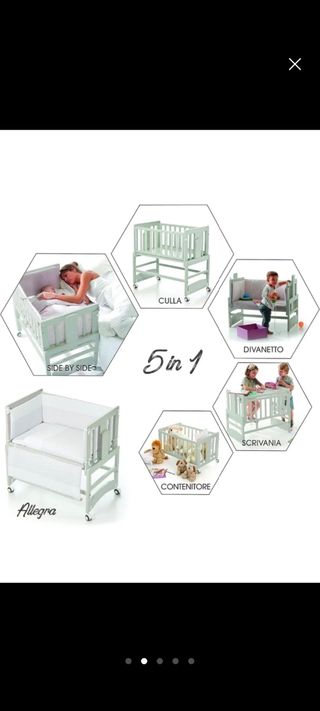Minicuna colecho Allegra blanca