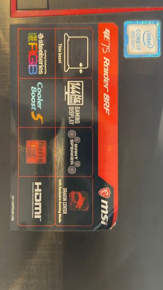 MSI GE75 Raider 8RF - i7 GTX 1070 16GB RAM