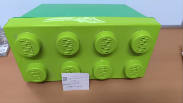 lote lego caja verde