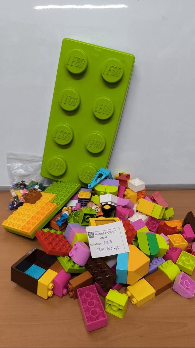 lote lego caja verde