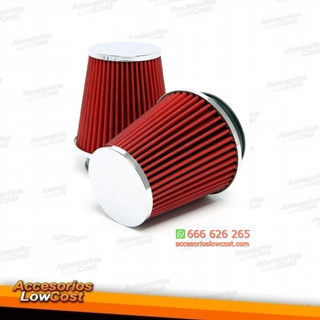 KIT DE TUBO DE ADMISION CON FILTROS CONICOS PARA