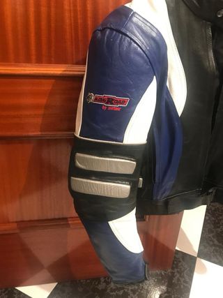 Chaqueta cuero moto mujer Talla S protecciones