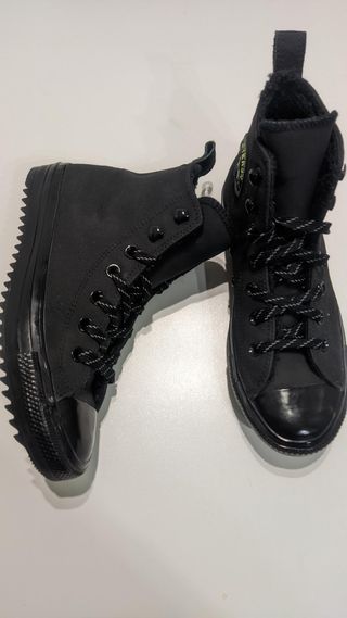 Zapatillas Converse Térmicas Negras n37 (23,5cm)
