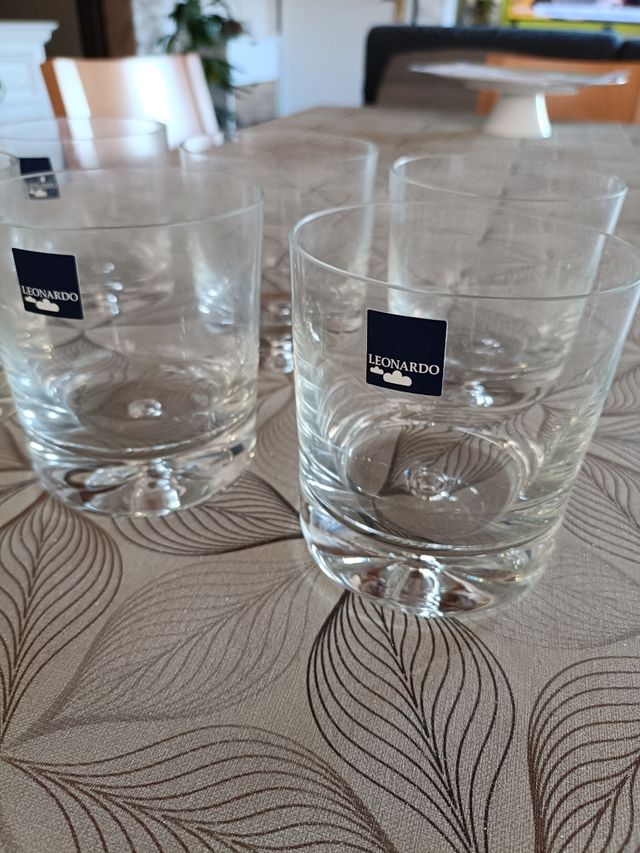 Bicchieri whisky Leonardo in vetro