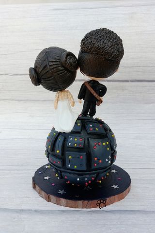 Tarta Novios Star Wars Death Star